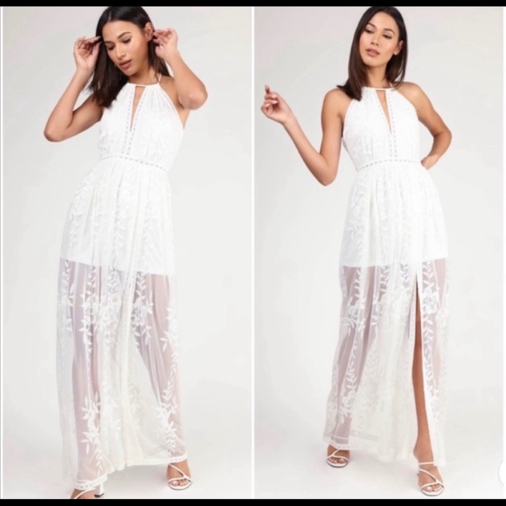 boho lace maxi dress